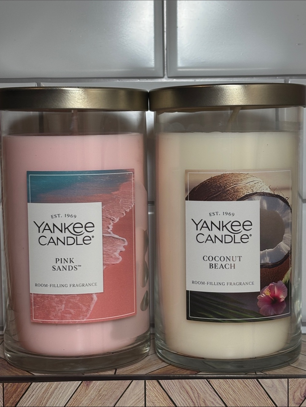 Yankee Candle Beach Escape Medium Duo!